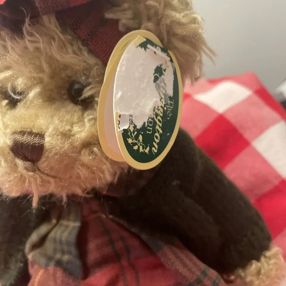 Vtg Bearington Collection Bear Martha Handcrafted Jointed Limited Edition